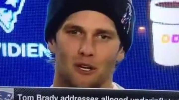 Tom Brady isn't afraid to talk about balls