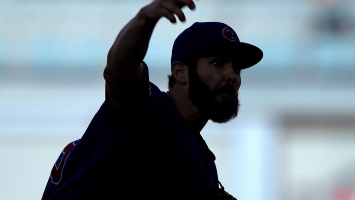 Jake Arrieta of Cubs working on no-hitter against Dodgers