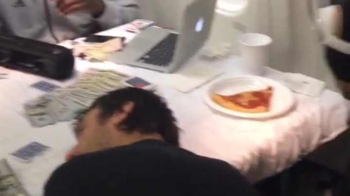 Andrew Bogut fell asleep on a pile of money Andrew Bogut fell asleep on a pile of money