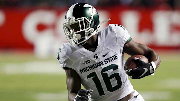 Watch: Michigan State WR Aaron Burbridge catches, spins for score