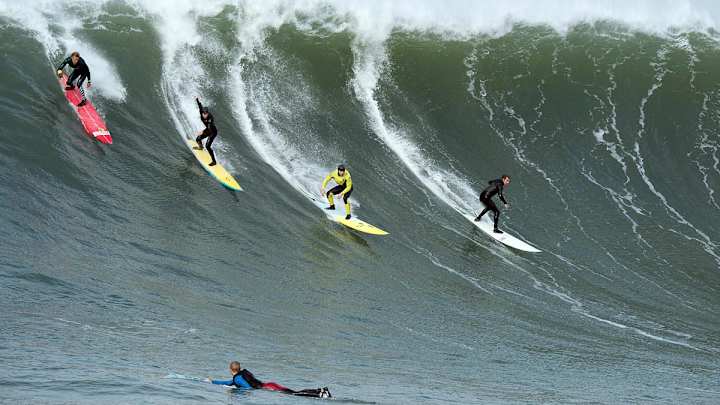 Surfing Mavericks