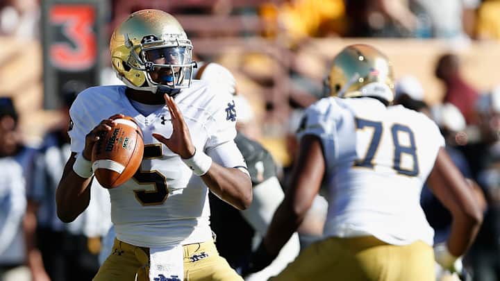 Report: 24 schools interested in Notre Dame QB Everett Golson Report: 24 schools interested in Notre Dame QB Everett Golson