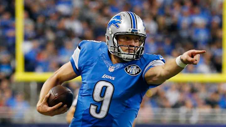 Stafford throws 5 TD passes, Lions beat Eagles 45-14