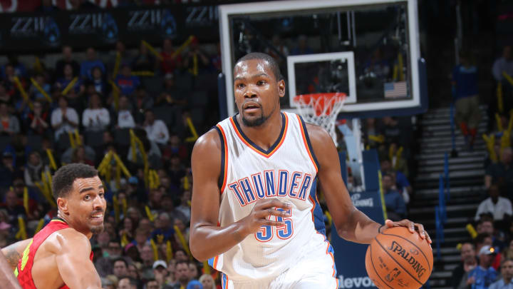 Durant's triple-double leads Thunder past Hawks, 107-94