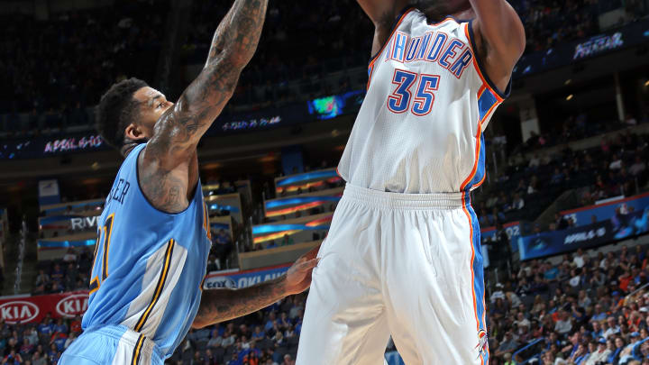 Durant scores 23, Thunder roll past Nuggets, 111-98