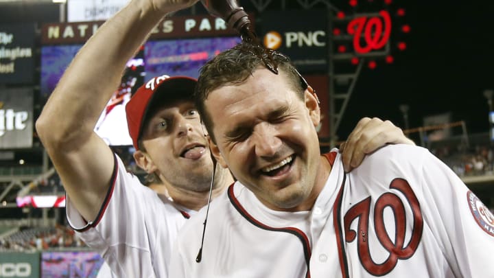 Scherzer's chocolate syrup helps Nationals toast big wins