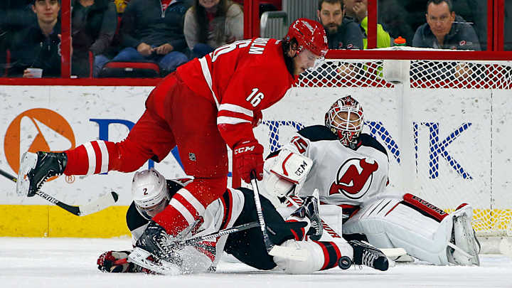 Faulk scores go-ahead goal, lifts Hurricanes past Devils 3-1