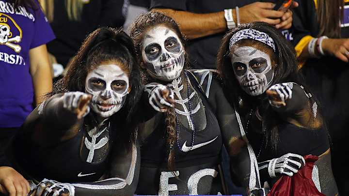 College Football Superfans: East Carolina celebrates Halloween early College Football Superfans: East Carolina celebrates Halloween early
