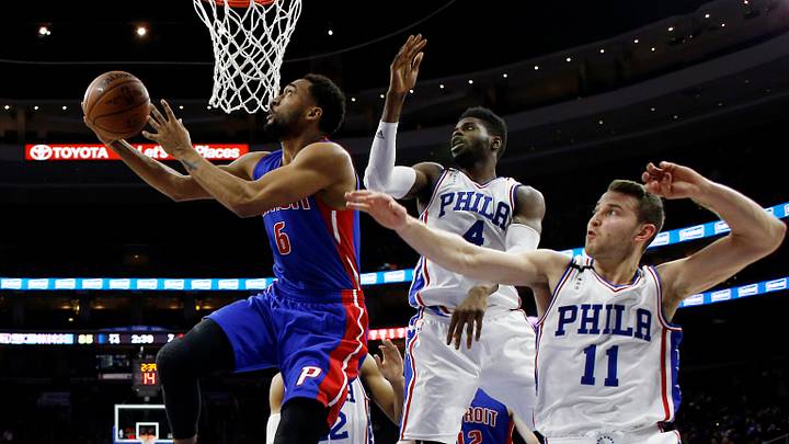 Pistons roll past woeful 76ers 107-95