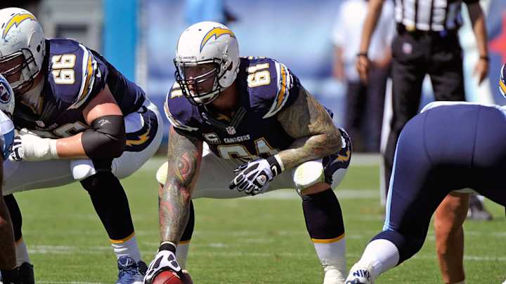 Report: Chargers C Nick Hardwick retiring from NFL