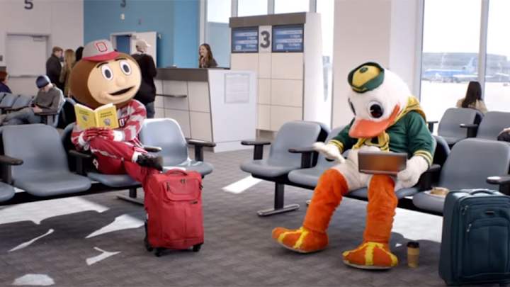 Oregon, Ohio State mascots star in new Disney World commercial