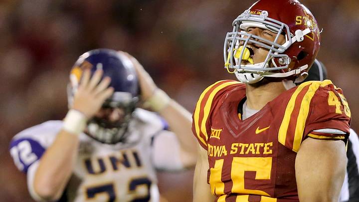 ISU's SACKMAMBA45 tries to live up to Twitter handle ISU's SACKMAMBA45 tries to live up to Twitter handle