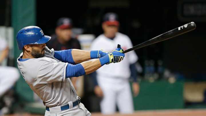 Infante drives in 7 runs as Royals down Indians 8-4