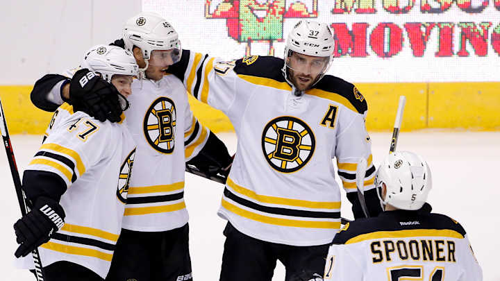 Bergeron scores 2 in 3rd period as Bruins beat Coyotes 5-3 Bergeron scores 2 in 3rd period as Bruins beat Coyotes 5-3