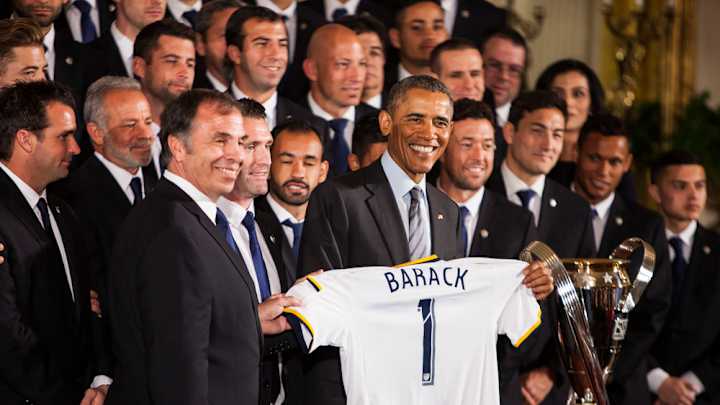 LA Galaxy's Omar Gonzalez makes intruder joke on trip to White House
