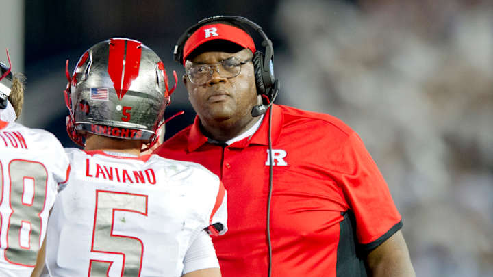 Watch: Rutgers’s interim coach holds eccentric press conference