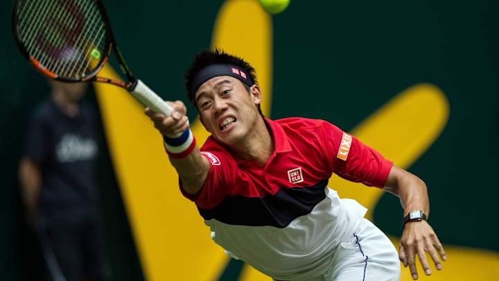 Nishikori, Monfils advance at Gerry Weber Open