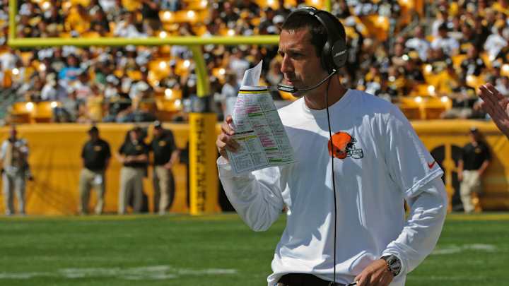 Report: Falcons hiring Kyle Shanahan as offensive coordinator Report: Falcons hiring Kyle Shanahan as offensive coordinator