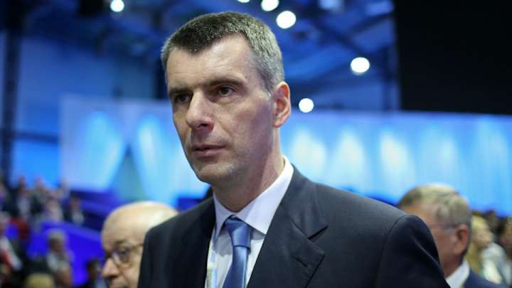 Mikhail Prokhorov shows off his dribbling skills for Nets Mikhail Prokhorov shows off his dribbling skills for Nets