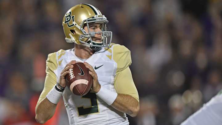Baylor QB Jarrett Stidham (back) uncertain to play Saturday
