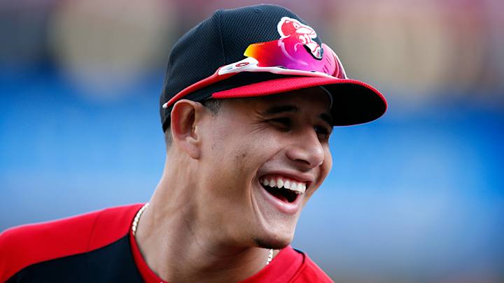 Manny Machado had a salsa break during the Home Run Derby Manny Machado had a salsa break during the Home Run Derby