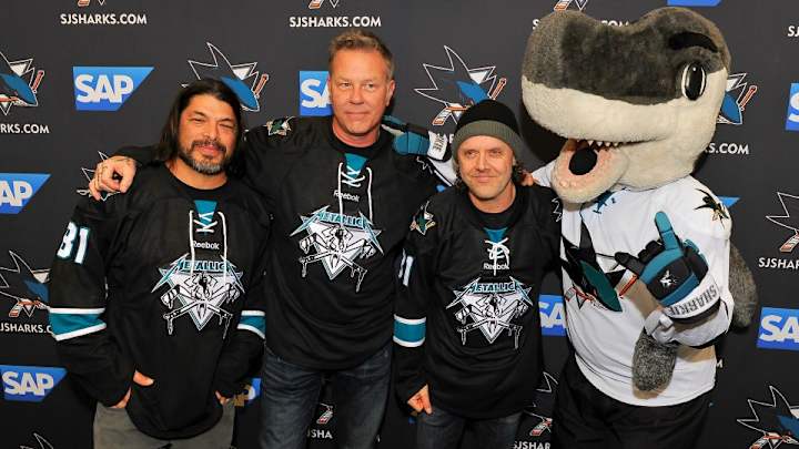 San Jose Sharks Metallica jerseys are up for auction