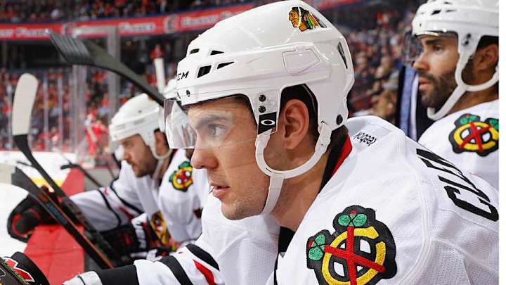 Blackhawks trade of Adam Clendening to Canucks is all about time Blackhawks trade of Adam Clendening to Canucks is all about time