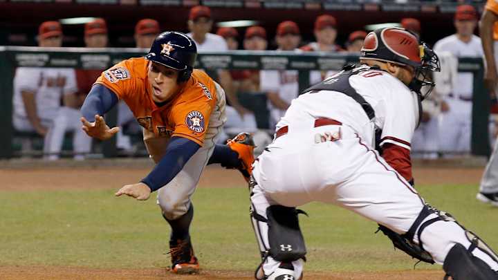 Keuchel wins 20th, Astros set runs record, rout D-backs 21-5