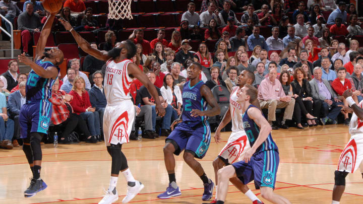 Harden scores 36 points, leads Rockets over Hornets 102-95 Harden scores 36 points, leads Rockets over Hornets 102-95