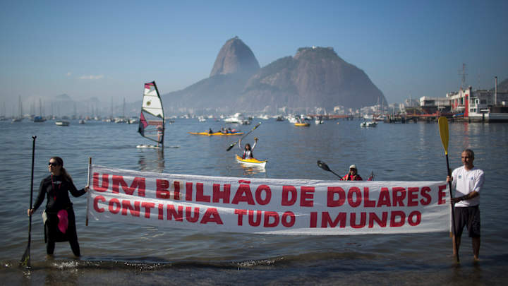 Brazil data: Olympic water 'unfit' for triathletes to swim