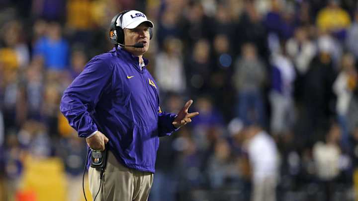Report: LSU coach Les Miles could lose job even with two more wins