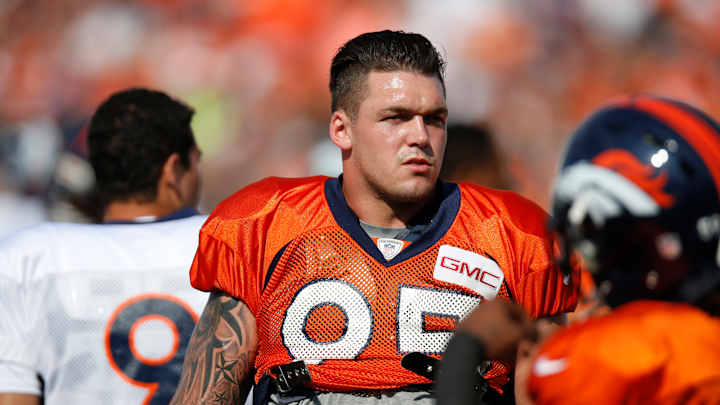Derek Wolfe joins in on the fun on Denver's dominant defense