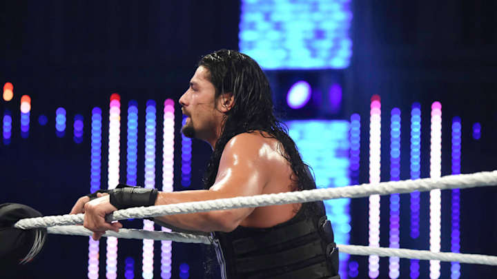 Watch: Another WWE fan enters the ring, stares down Roman Reigns Watch: Another WWE fan enters the ring, stares down Roman Reigns