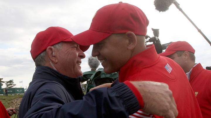 A special moment for Jay and Bill Haas at Presidents Cup