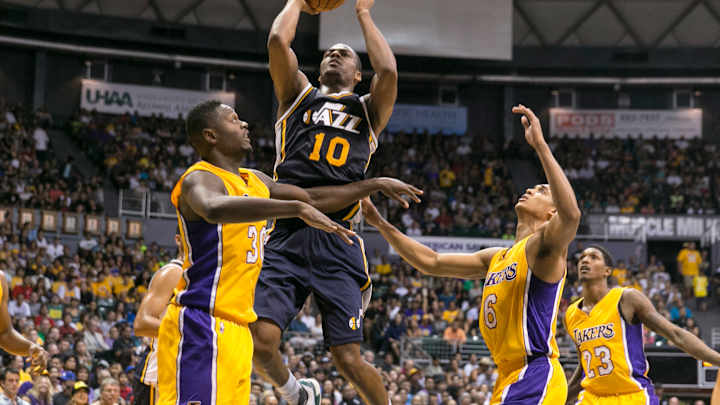 Burks scores 6 of his 27 in OT to lift Jazz past Lakers