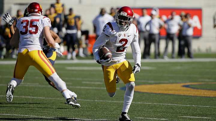 Watch: Adoree’ Jackson’s 42-yard punt return puts USC ahead of UCLA
