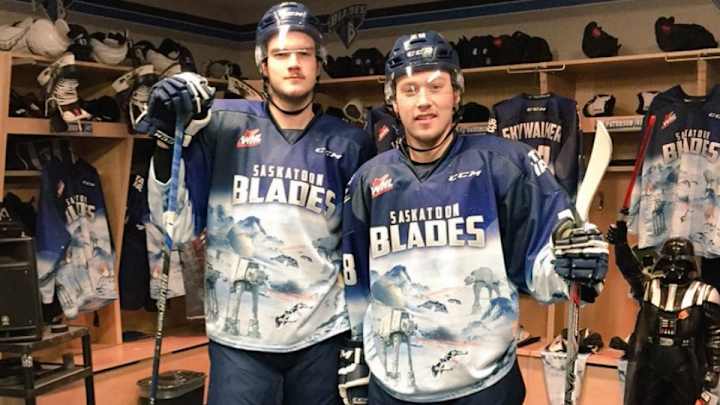 Saskatoon Blades have Hoth-inspired jerseys for Star Wars night Saskatoon Blades have Hoth-inspired jerseys for Star Wars night