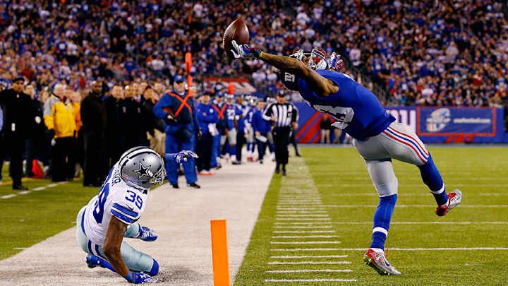 The left-handed logic of New York Giants wideout Odell Beckham Jr.