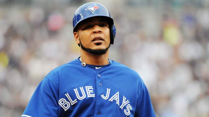Blue Jays' Edwin Encarnacion (back) to miss 4-5 days