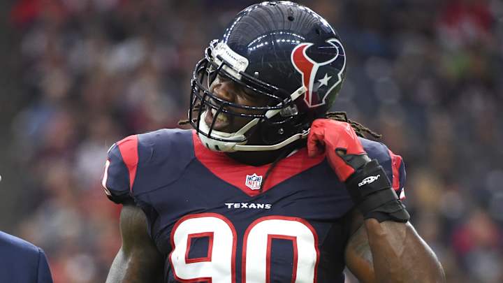 Texans' Clowney, Bengals' Andre Smith miss Monday game