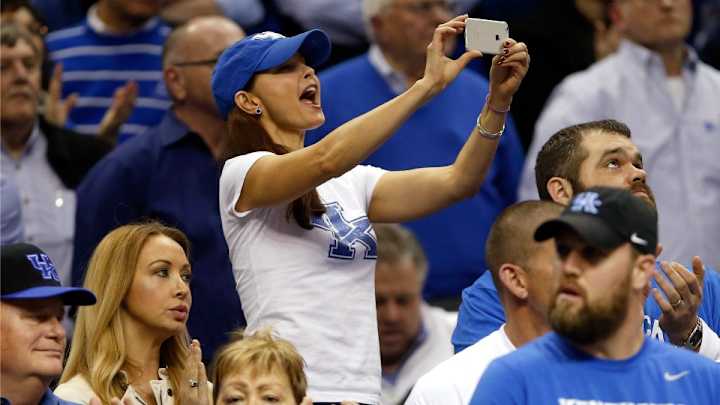 Ashley Judd was very happy with Kentucky's Sweet 16 win