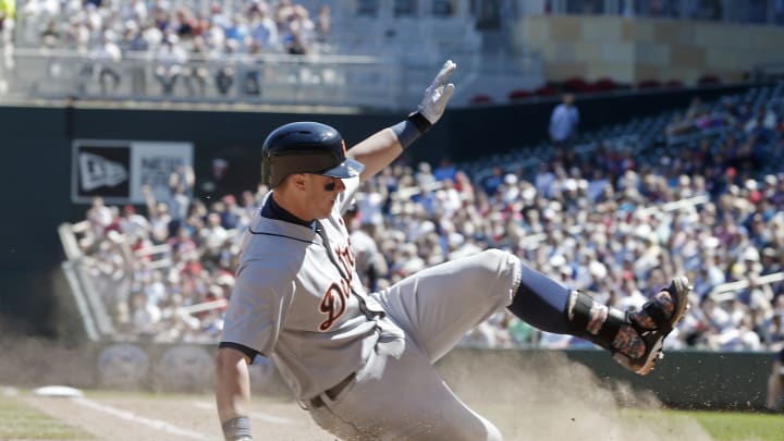 Tigers C James McCann hits inside-the-park homer for first career HR Tigers C James McCann hits inside-the-park homer for first career HR