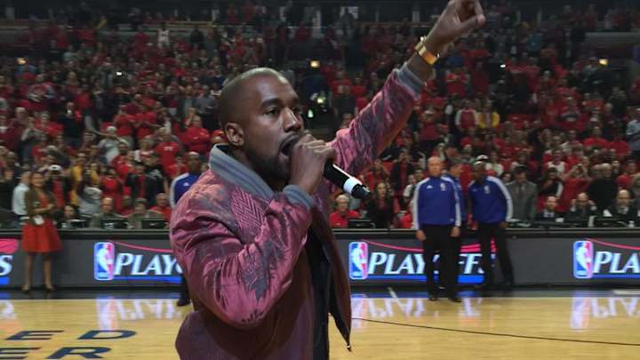Watch: Kanye West pumps up Bulls crowd before Game 4