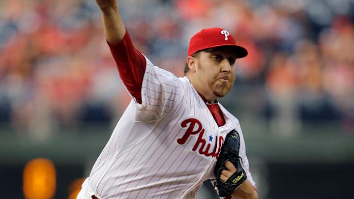 Phillies place pitcher Aaron Harang on disabled list