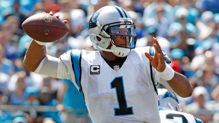Watch: Cam Newton front-flips into end zone for touchdown