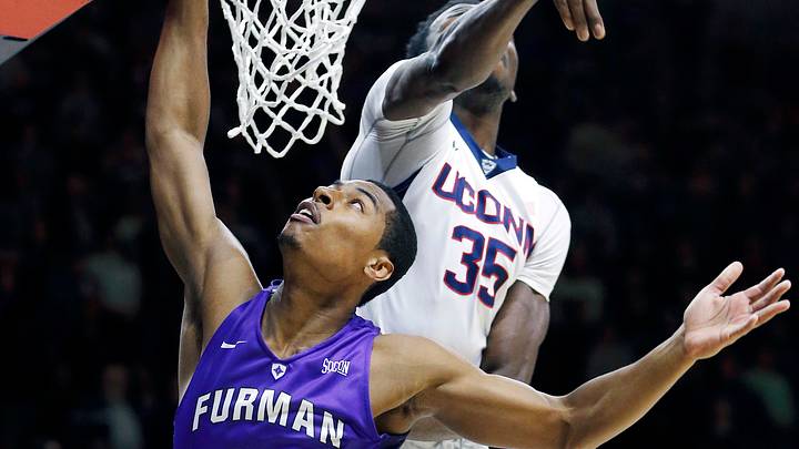No. 19 UConn cruises past Furman 83-58 to move to 3-0