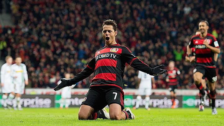 Watch: Red-hot Chicharito nets hat trick for Bayer Leverkusen