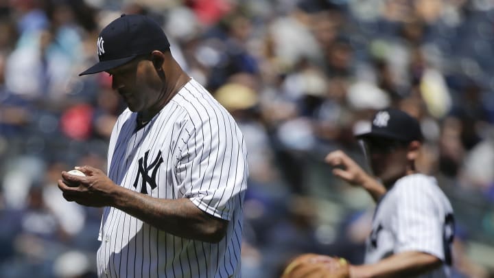 Texas knocks out Sabathia in 10-run 3rd inning
