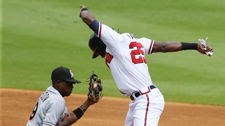 LEADING OFF: Latos tries again for Dodgers, Braves skidding