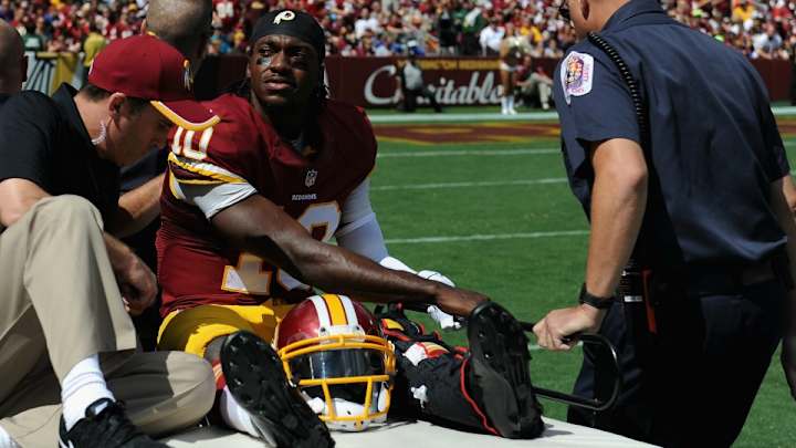 Robert Griffin III's cast sold for $1522 to a podiatry student